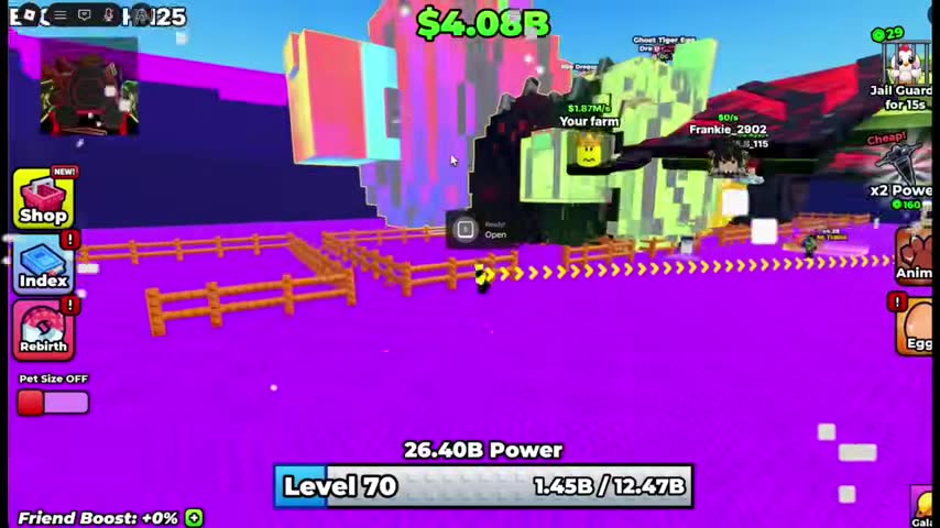 Drill for Eggs: a farm full of giant pets